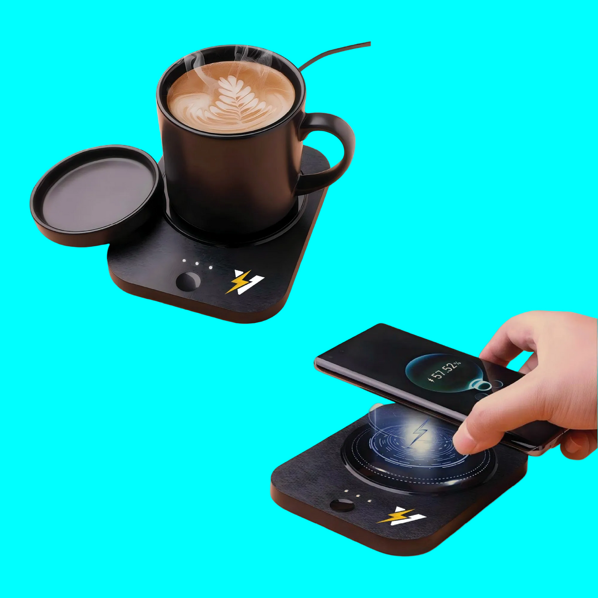 Sip & Charge 2-in-1 Wireless Charger & Mug Warmer