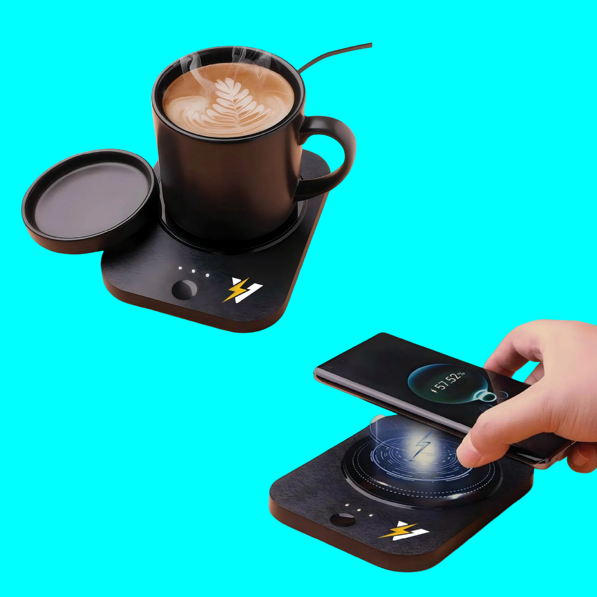 Sip & Charge 2-in-1 Wireless Charger & Mug Warmer